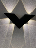 Applique murale décorative en forme de V à lumière led et applique murale moderne en aluminium pour lampe d'intérieur