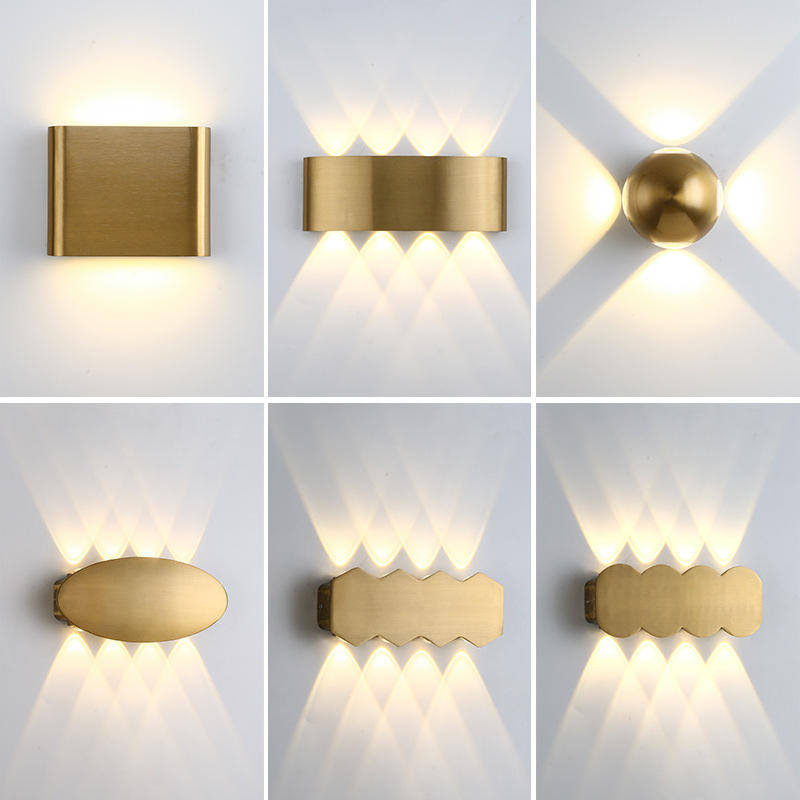 IP65 mur LED lampe extérieure étanche jardin éclairage aluminium AC86-265 intérieur chambre salon escaliers applique murale vintage