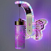 Nouveau chevet Led applique chambre hôtel Simple salle de bain lumières moderne créatif vraie fleur ambre led applique murale