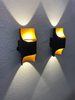Post-moderne nordique créatif salon fond chambre chevet allée applique bar double tête applique murale industrielle