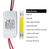 Alimentation 12V 10W 20W 25W 30W 36W 50W 60W 80W 100W 120W 150W 250W Transformateur Résistant À L'eau LED Pilote OEM IP67 Étanche