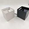 Style industriel AC85-265V Étanche IP65 Faisceau Réglable En Aluminium Extérieur LED Cube Étanche Applique Murale