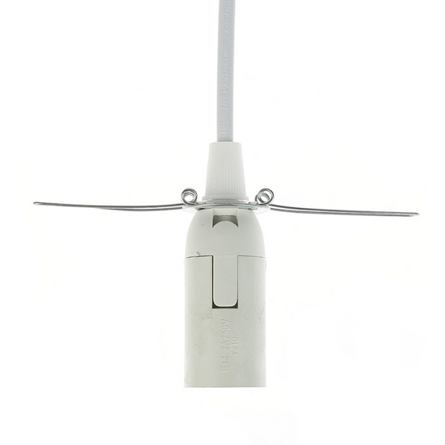 Câble de cordon d'alimentation de 1,8 m avec gradateur ON OFF Clip en métal E14 E27 Base de lampe Support de lampe à main Prise Cordon pour sel Rock liight