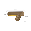 Acrylique moderne capteur de mouvement LED applique murale étanche IP65 6W 12W intérieur extérieur LED applique murale porche éclairage de rue balcon