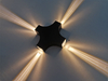 Nouvelle applique extérieure LED 12W Cross Star 4 éclairage latéral étanche IP65 pour la décoration de jardin