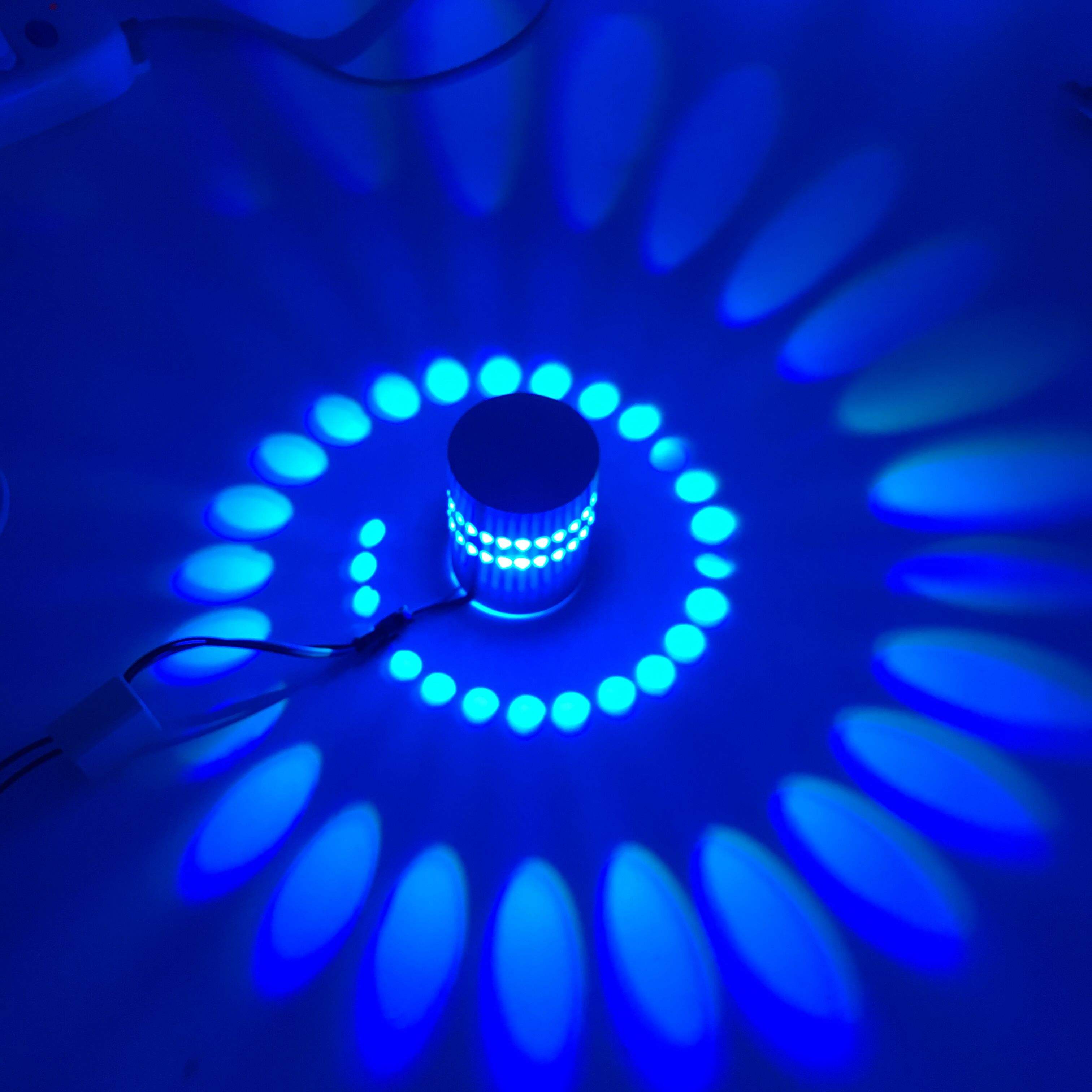 Spiral Hole RGB LED Applique Murale pour Intérieur Maison Décorer Fantaisie Veilleuses Plafonnier Loft Vogue Meubles
