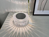 Lampe en cristal rose USB charge cadeau d'anniversaire fantaisie veilleuses lampe de table à intensité variable lampe murale intelligente induction du corps humain