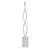 Décoration de maison moderne forme de vague en aluminium vers le bas lampe de mur LED intérieur mur LED lumière vacances guirlande lumineuse