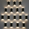 Applique murale LED étanche IP65 bande d'aluminium applique murale 12W 24W 30W 85 ~ 265V conduit chemin porche réverbère pour éclairage extérieur