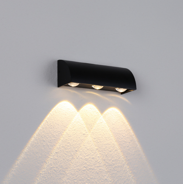 2023 nordique personnalité applique murale Simple Led salon fond applique hôtel Hall couloir éclairage haut et bas