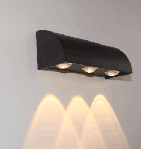3W Moderne Simple Extérieur Étanche IP65 LED Applique Cour Lampes Jardin Applique Murale Prix Usine
