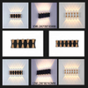 Applique murale moderne à LED étanche IP65 vers le bas 8W éclairage extérieur maison hôtel boutique couloir porche applique murale AC 220V 110V
