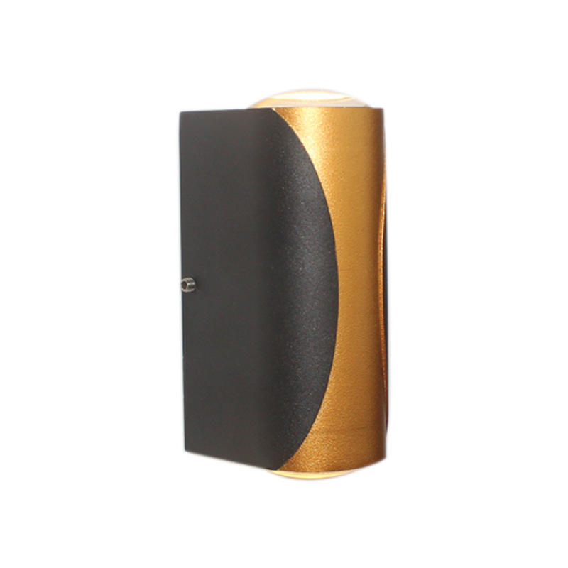 Applique murale LED étanche IP65 en aluminium applique murale de jardin or noir lumière blanche applique murale extérieure intérieure