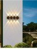 2W 3W 5W 6W 7W 8W Lampes murales Led Nid d'abeille Or et Noir Lumière haut et bas Lampe à LED Style d'éclairage Lampe de bureau moderne