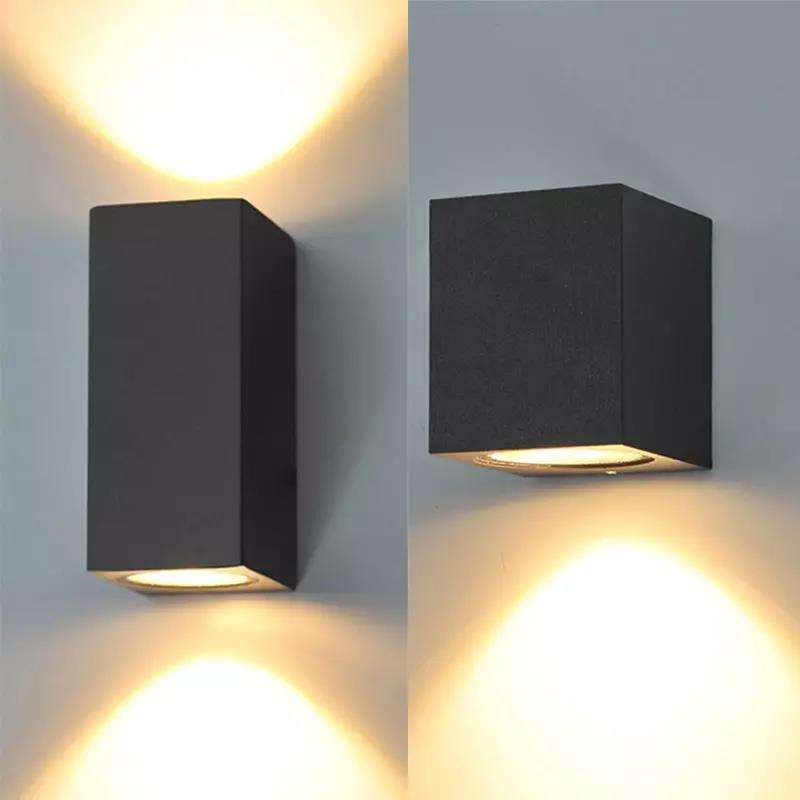 5W carré unique tête étanche applique murale Unique nuit lampe IP65 étanche applique pour jardin cour décoration