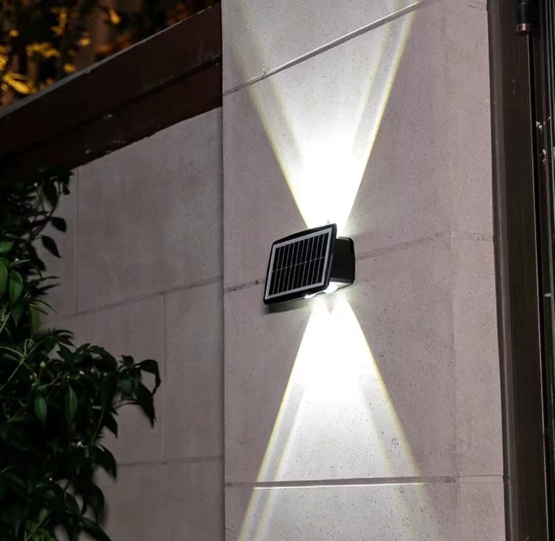4W 6W Solaire Led Lumière Extérieure Étanche Solaire Haute Lumières Applique Murale Smart applique murale solaire lampe Extérieure