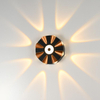 Éclairage Led extérieur monté en surface réglable Cube IP65, applique murale LED étanche extérieure applique murale noire et dorée