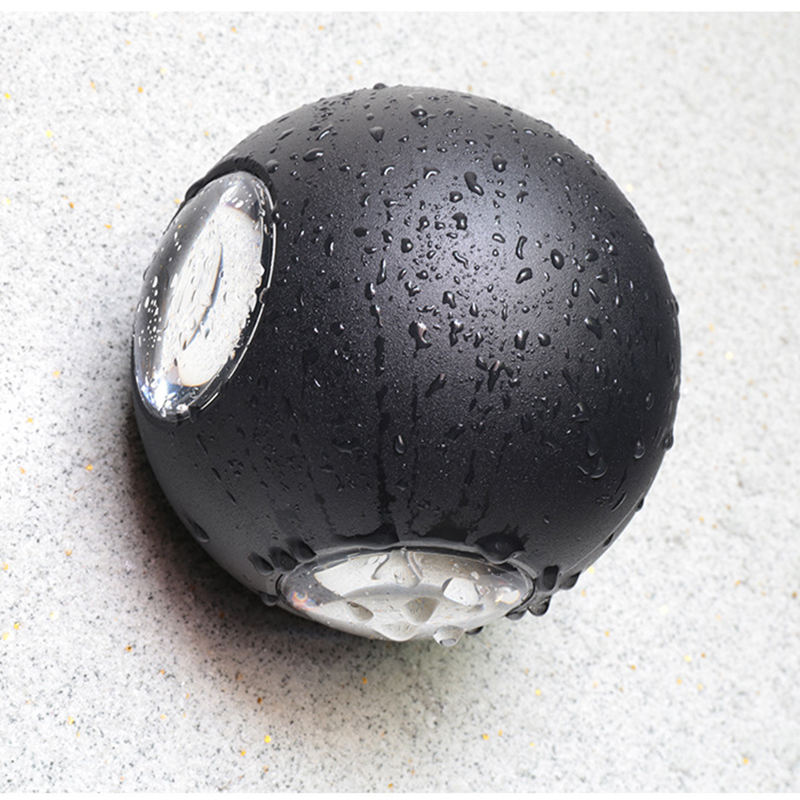 12W Grande Taille Arrivée Boule Lumières Extérieure Vers Le Bas Lumière Multicolore Lumières Appliques Externes Luminaire LED Wandlamp LED Appliques Murales