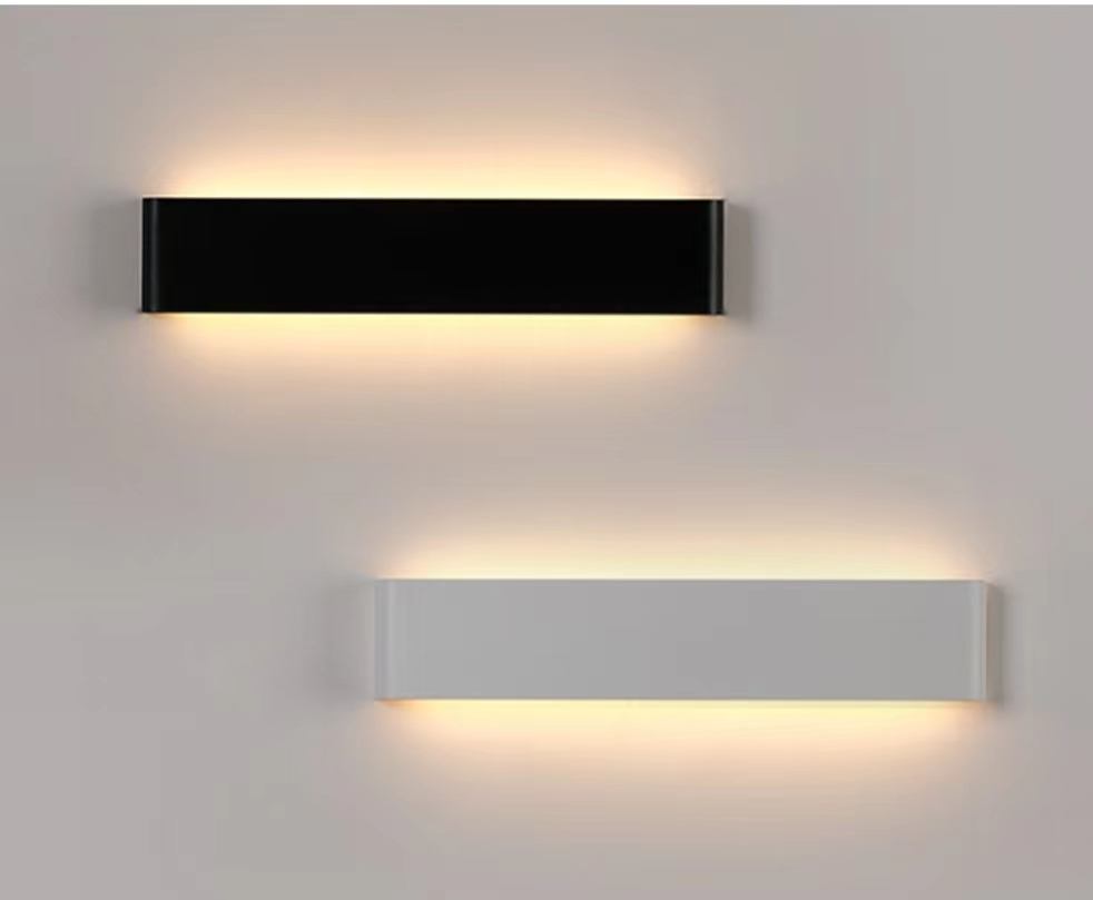 16W 24W 2.4G Longue Applique Murale avec Contrôleur Lampe LED Up And Down Light Applique Murale Intérieure Applique Murale LED Trois Température de Couleur Applique Murale