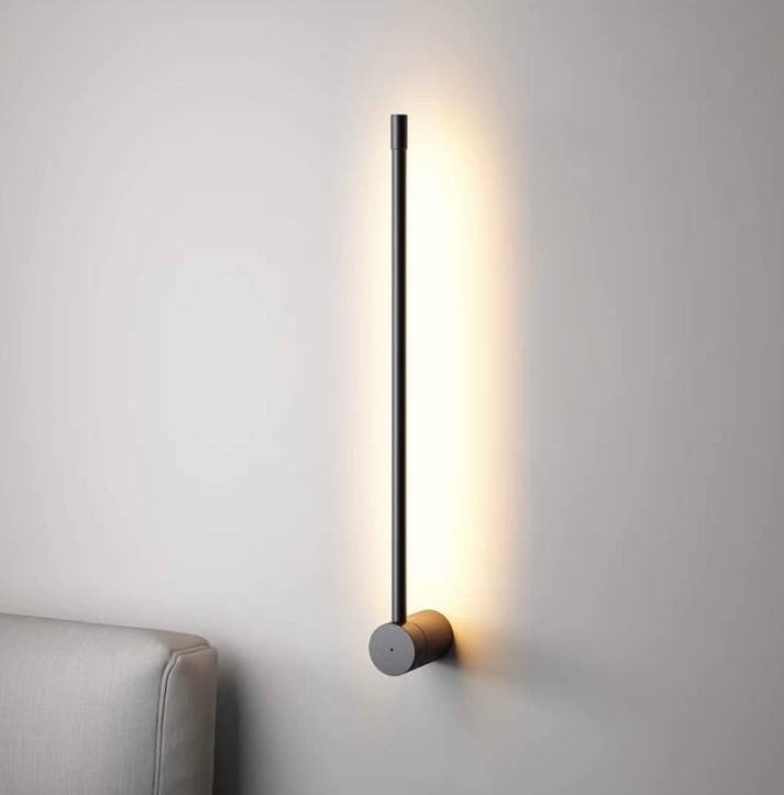 Nordic Slaapkamer Nachtkastje Wandlamp Creatiev Klok Lange Trap Gang Gangpad Woonkamer Achtergrond Wall Art Lampe Café Hôtel