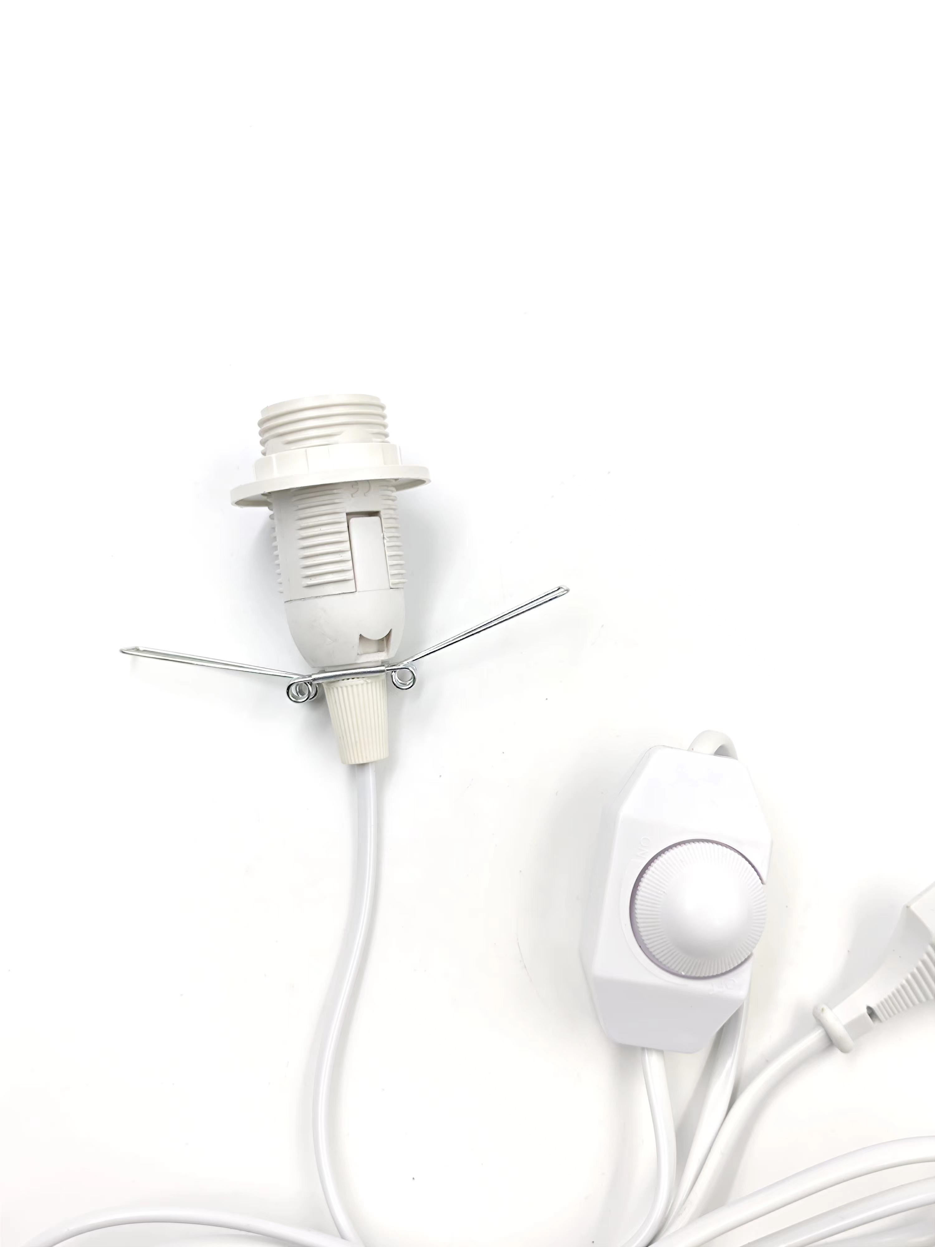 Support de lampe douille Base de lampe pour ampoule E14 AU/EU/US prise garantie 301 gradateur interrupteur lampe au sel de l'himalaya prise de fil spécial 0.35mm