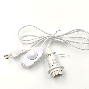 Support de lampe douille Base de lampe pour ampoule E14 AU/EU/US prise garantie 301 gradateur interrupteur lampe au sel de l'himalaya prise de fil spécial 0.35mm
