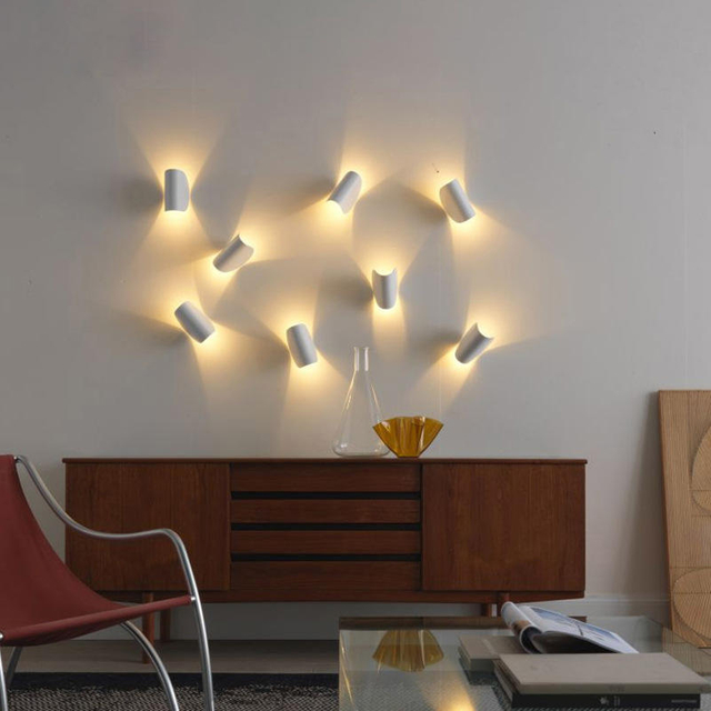 G4 support de lampe italien minimaliste applique chambre chevet applique salon créatif rotatif Art hôtel applique nordique
