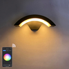 Vente chaude Étanche APP Contrôle Smart Mur Lampe Balcon Cour LED Lampe Smart Étanche Mur Lumières
