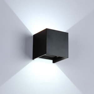 Capteur de mouvement 12W mur LED lumière extérieure étanche IP65 porche jardin applique décoration éclairage Dimmable CubeCOB marchandises