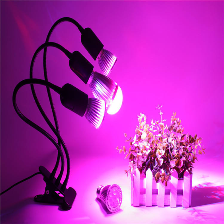 Clip LED transfrontalier ampoule simple tête Double tête trois tête Clip support de lampe E27 support de lampe universel avec clip