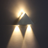 3W9W moderne Triangle intérieur mur LED maison applique murale en aluminium décoration de la maison luminaire mural