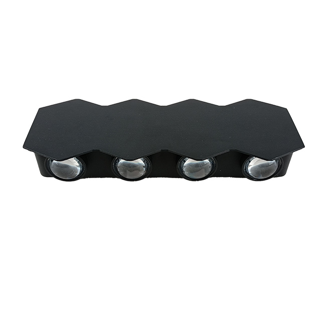 4W 6W 8W nouvelle coque noire coque blanche IP65 étanche extérieur LED applique murale haut et bas lumières murales