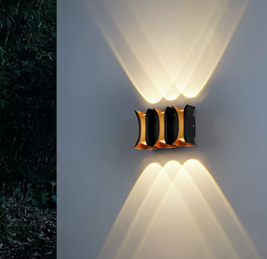 Nouveau étanche mur LED lampe extérieur intérieur balcon en aluminium porche jardin applique Villa applique murale Luminaire