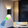 Carré Led Appliques Murales Couloir D'allée Extérieure Dimmable Multicolore Up Down Lampe Avec Détecteur De Mouvement pour Mur KTV Bar Chambre
