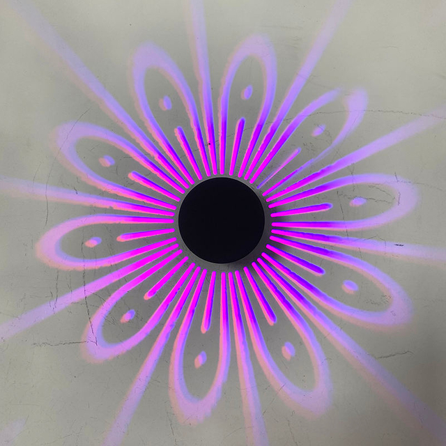 Nouvelle lampe de paon applique murale Led appliques RGB éclairage décoration lampe lumière intérieure
