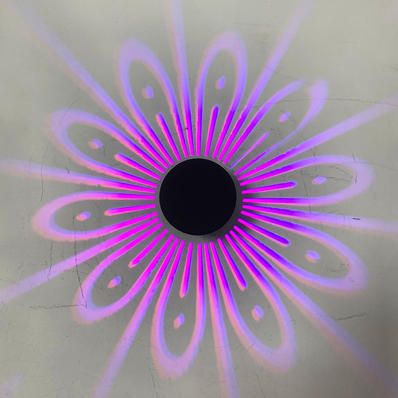 Nouvelle lampe de paon applique murale Led appliques RGB éclairage décoration lampe lumière intérieure