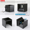 Vente chaude Moderne LED Up Down Éclairage Salon Cube Applique Lampe Luminaire Montage Intérieur Extérieur Applique Murale 20W 12CM Cube Lumière