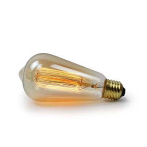 E27 Tungstène Ampoule Divers Style St64 Vintage Rétro Ampoule Décorative Lampe 220v Soie 40W Jaune Chaud Ampoule Lampe