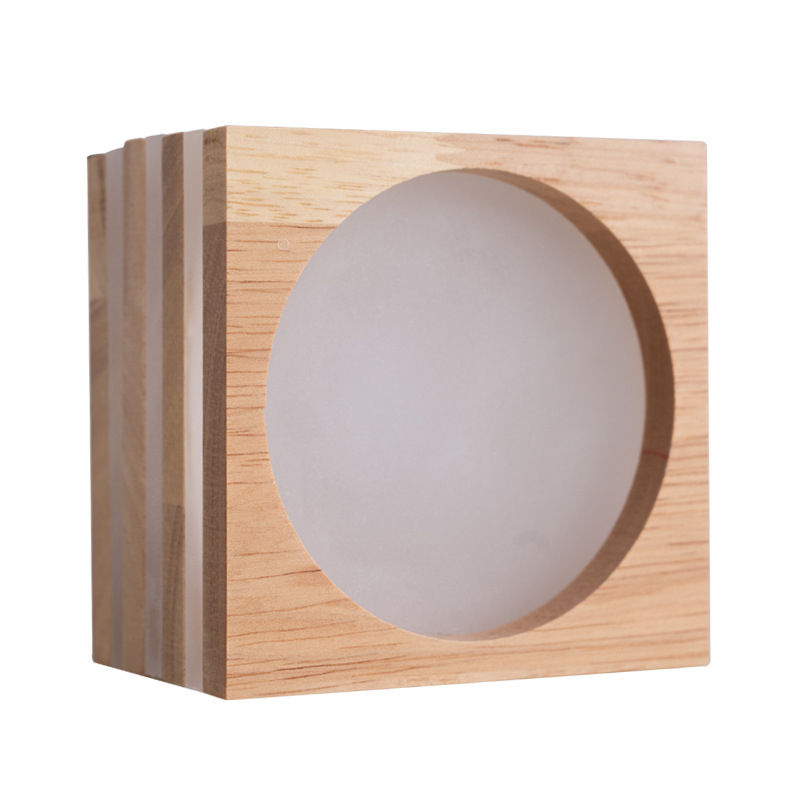 LED lune lampe de Table bois Table boule lumière Dimmable boule de lin rotin abat-jour USB chambre chevet veilleuse décor à la maison