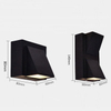 Éclairage extérieur étanche applique murale moderne en aluminium haut et bas Led applique murale extérieur jardin cour porche lumière