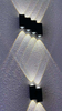 Lumière LED décorative 4 applique murale d'escalier étanche et veilleuse extérieure moderne applique murale LED extérieure mur étanche