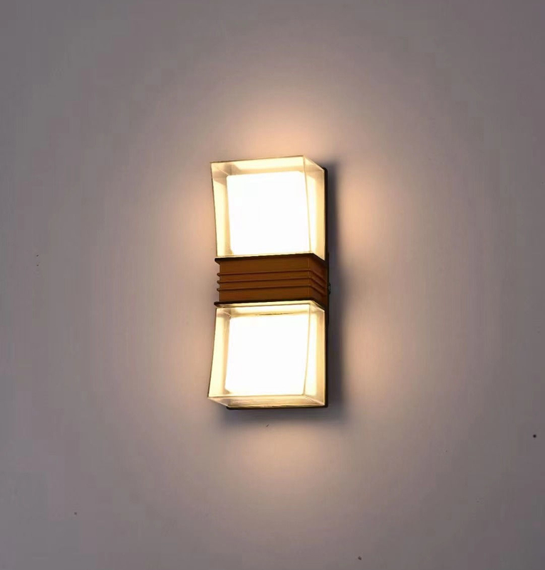 6W 12W LED moderne extérieur étanche applique intérieure chambre salon balcon applique murale éclairage à la maison en aluminium applique murale