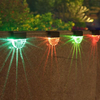 Lumières de jardin extérieures d'escalier de lampe solaire de LED blanc chaud décoration lumineuse de balcon d'énergie solaire imperméable pour la clôture d'escalier de Patio