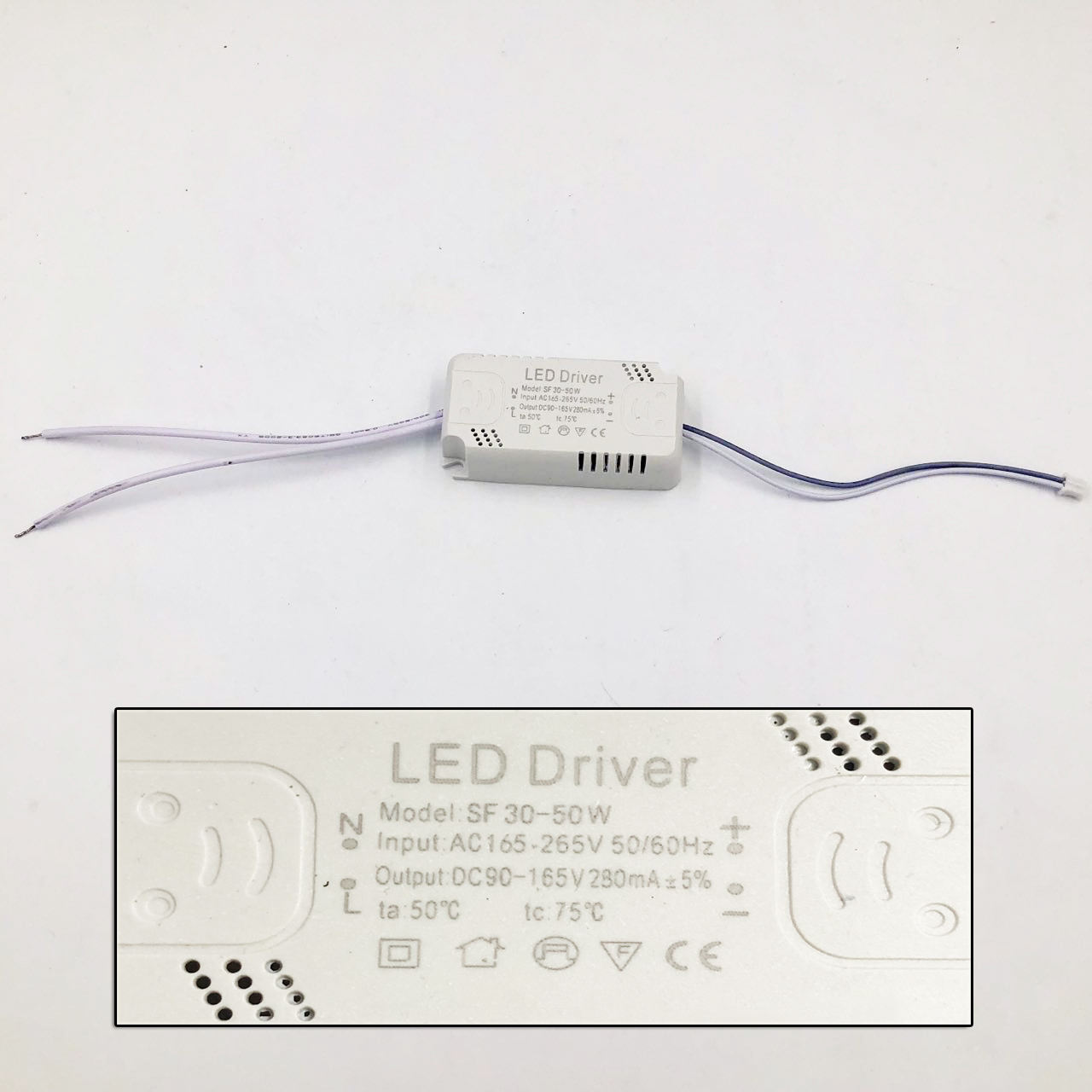 8-120W LED Driver LED Driver Alimentation Transformateur d'éclairage AC175-265V Transformateur d'éclairage non isolant Adaptateur d'alimentation pour lampe à LED