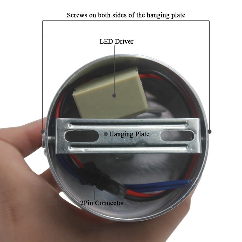 Intérieur mur LED lampe salon décoration applique murale maison luminaire Loft escalier lumière ronde en aluminium AC90-260V