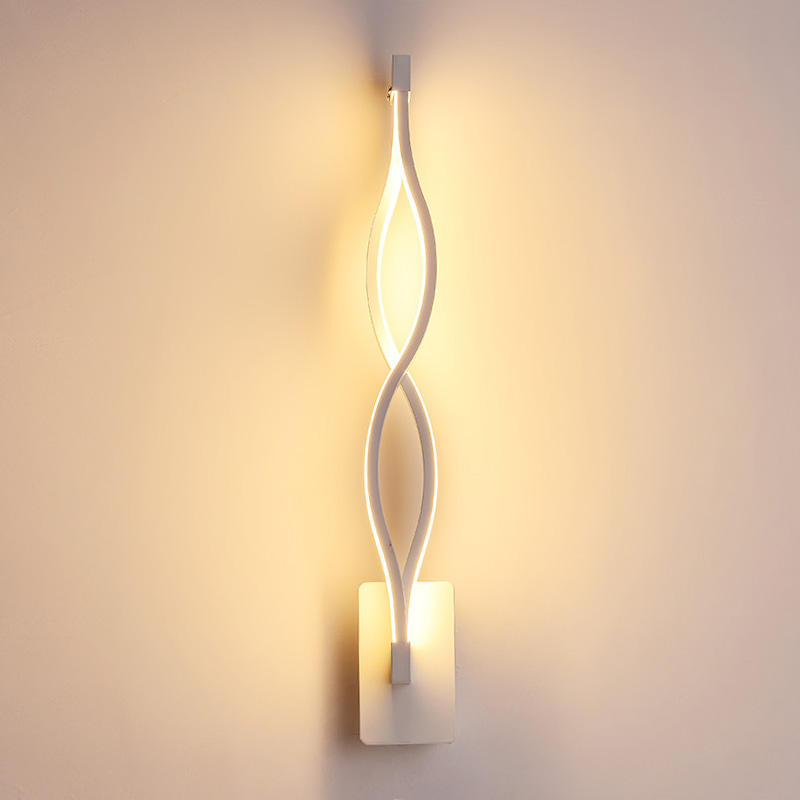 Appliques murales à LED 16W intérieur maison 24W 2.4G appliques murales à gradation en continu avec télécommande escalier couloir éclairage de la lampe
