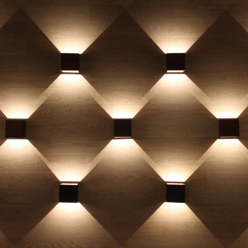 Offre spéciale 6W COB LED Downlight Wandlamp support mural lumière LED intérieure haut bas support mural applique lampes