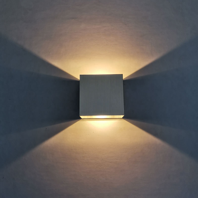 6W COB Applique Moderne En Aluminium Couloir 3000K + Éclairage LED Applique Murale Intérieur Lampe Intérieure Industrielle Projection Lumières