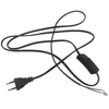 Prise de fil de meilleure qualité Interrupteur noir 303 avec EU US PLUG les meilleurs accessoires de lampe