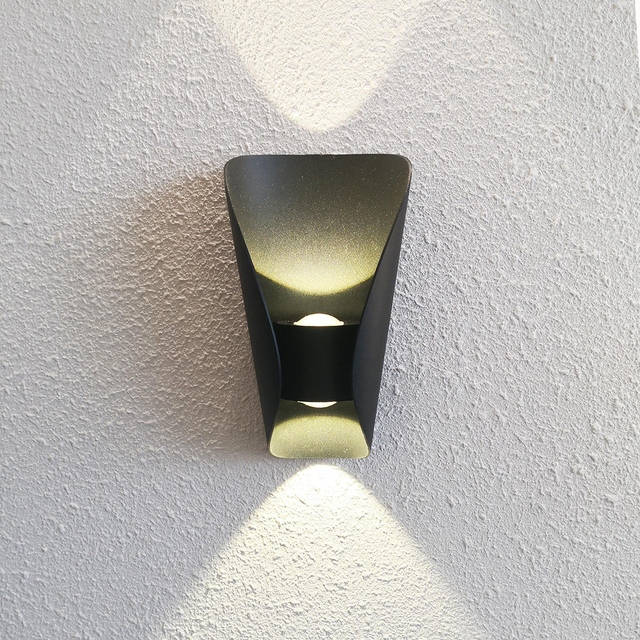 Applique murale extérieure étanche 6W 10W LED Source haut et bas éclairage moderne minimaliste intérieur ingénierie porche jardin lumière
